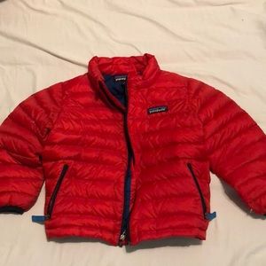 Kids Patagonia Red Puffy Jacket size 3T